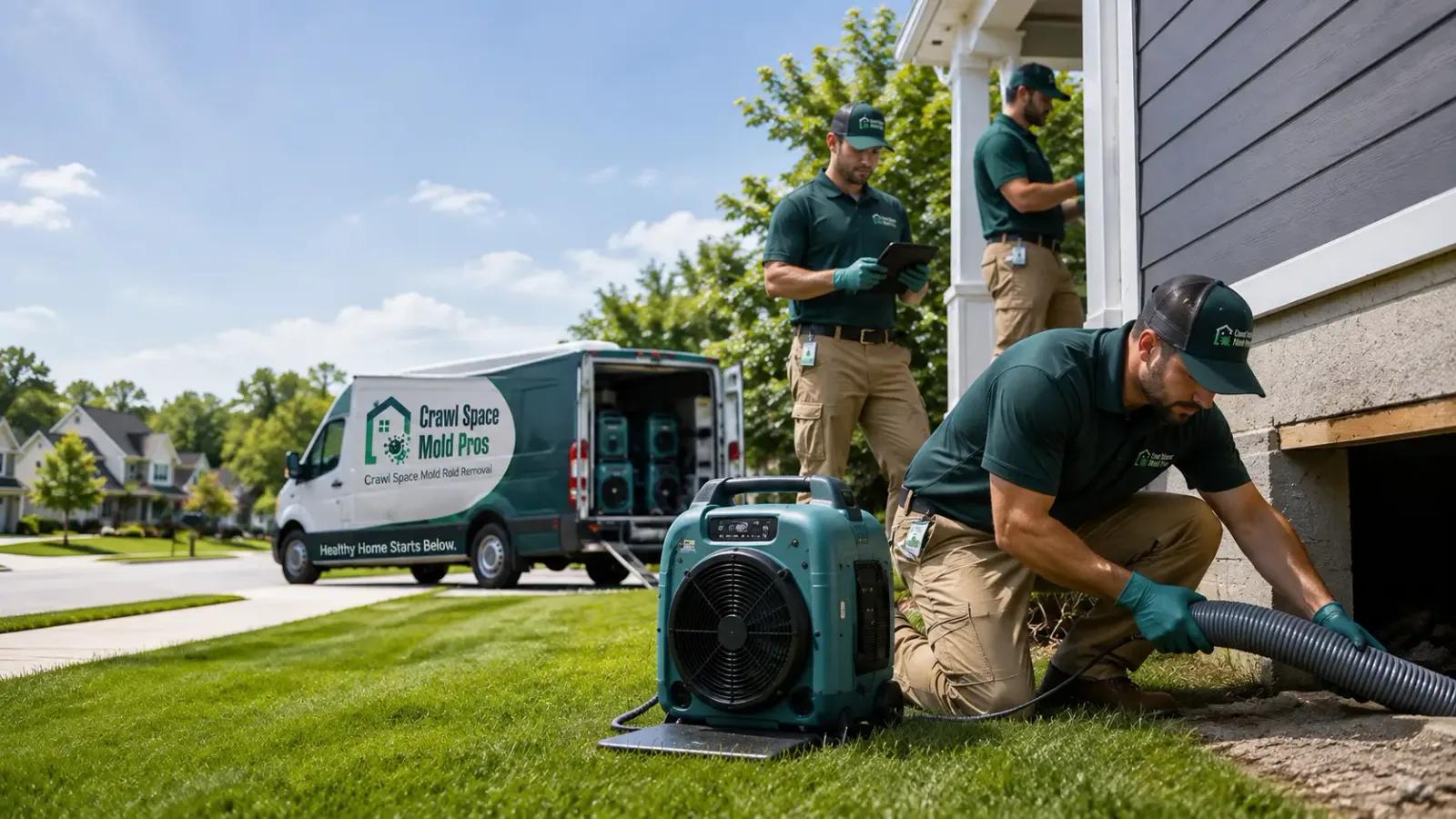 Crawl Space Mold Removal in Gridley, IL
